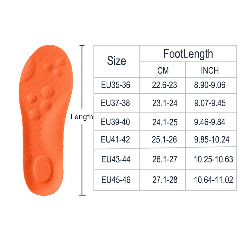 High Elasticity Latex Sport Insoles