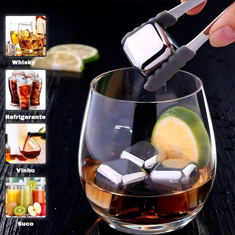 Reusable Stainless Steel Ice Cubes