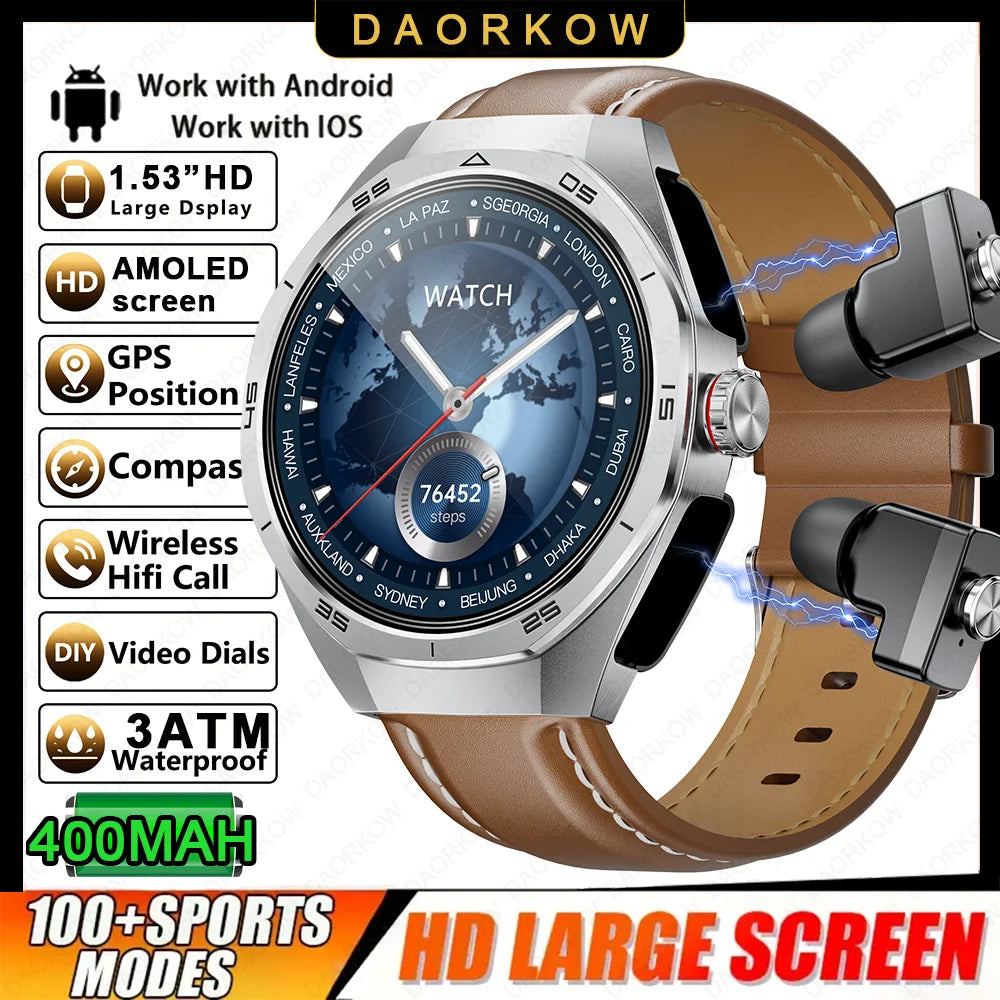 Smart Two-in-one Bluetooth Watch