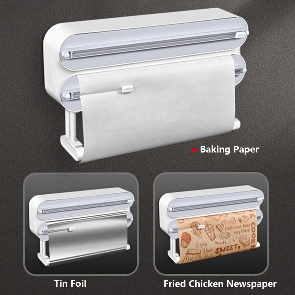 3-in-1 Kitchen Wrap Dispenser