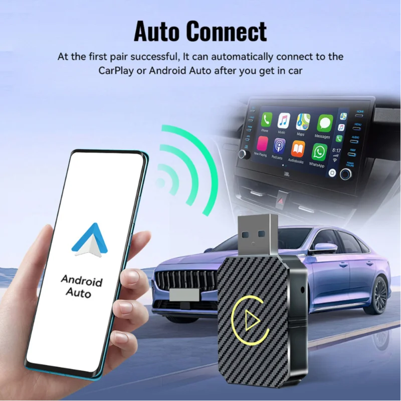 2 in 1 USB Mini Wireless CarPlay