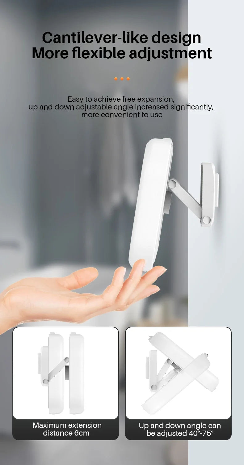 Adjustable Waterproof Wall Mount Phone Holder