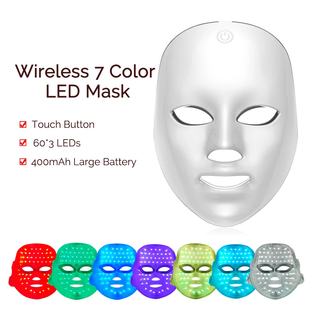 Wireless LED Face Mask