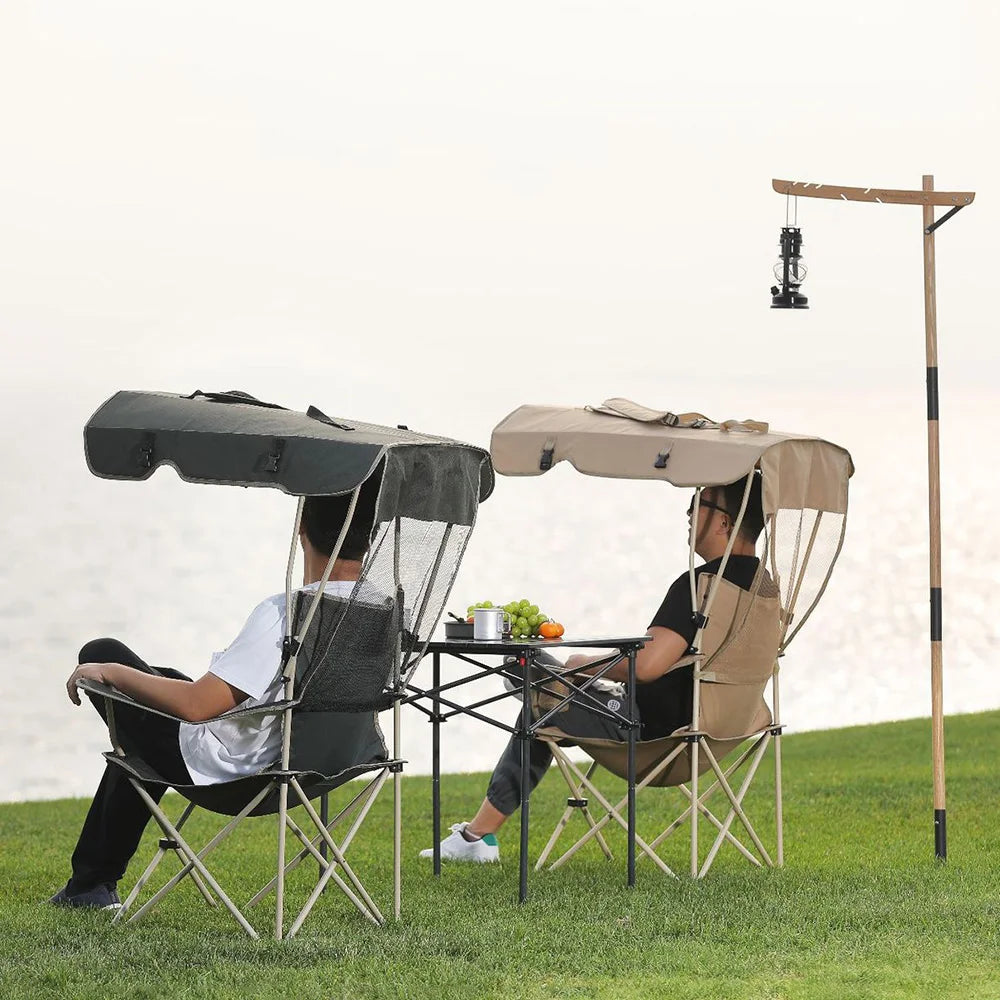 Portable Folding Chair With Canopy