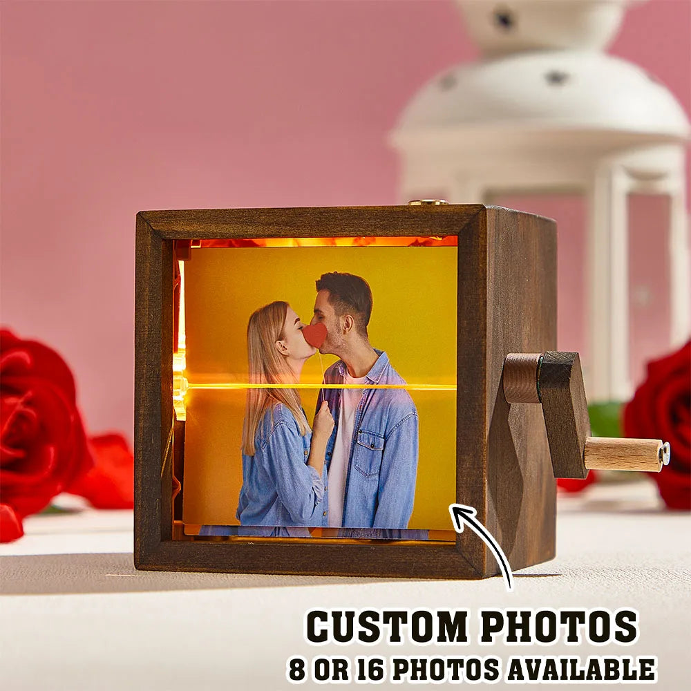 Hand-Cranked Photo Flipbook Box