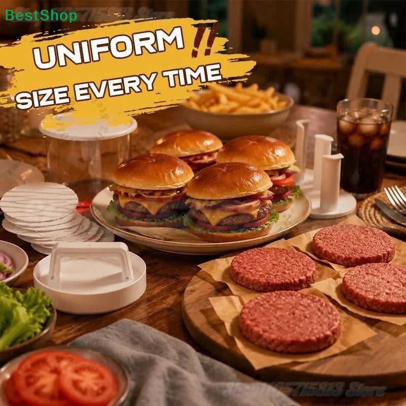 Burger Patty Press with Storage Container