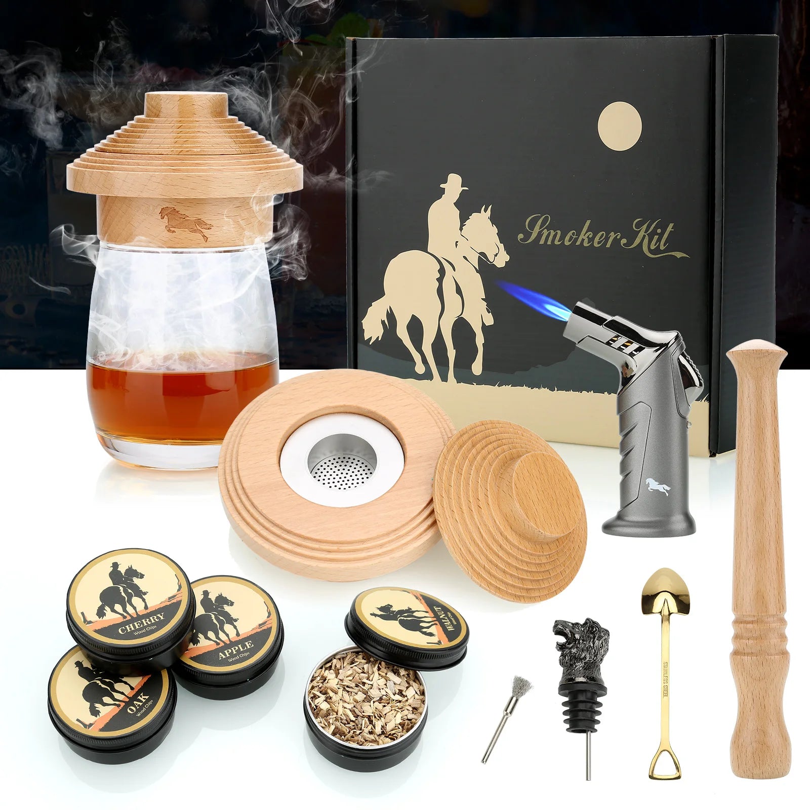 Cocktail Smoker Kit With Torch