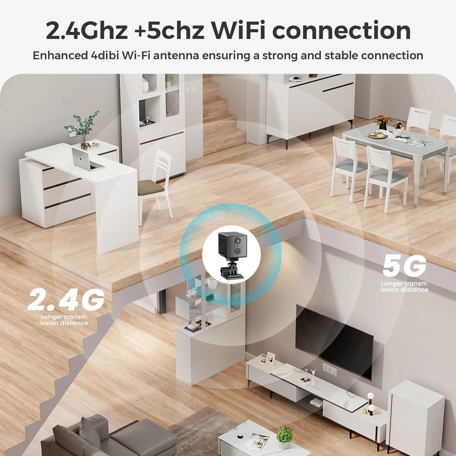 Ultra HD Wifi  Surveillance Camera