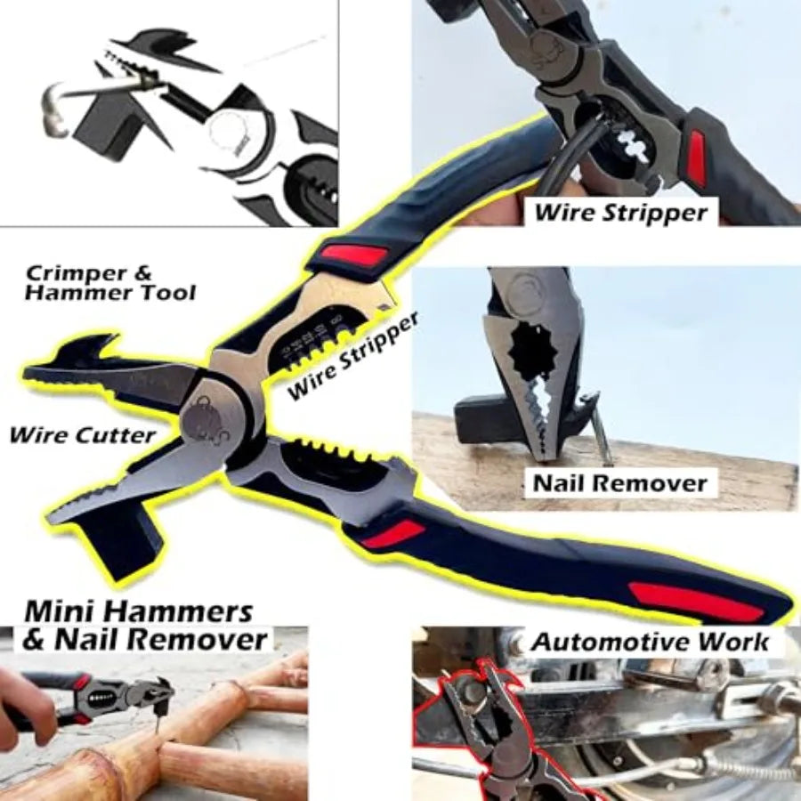 5 in 1 Multifunctional Electrician Plier Wire Cutter - Shipping to USA only