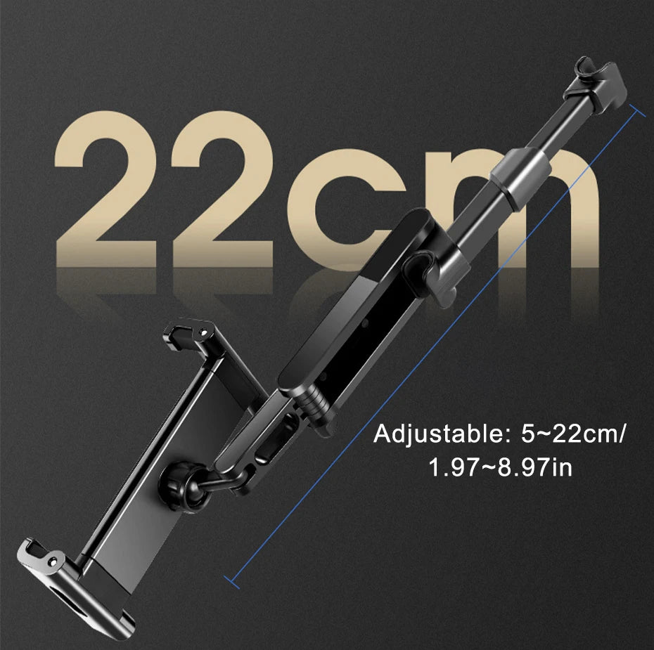 Telescopic Retractable Car Headrest Mount Phone Holder