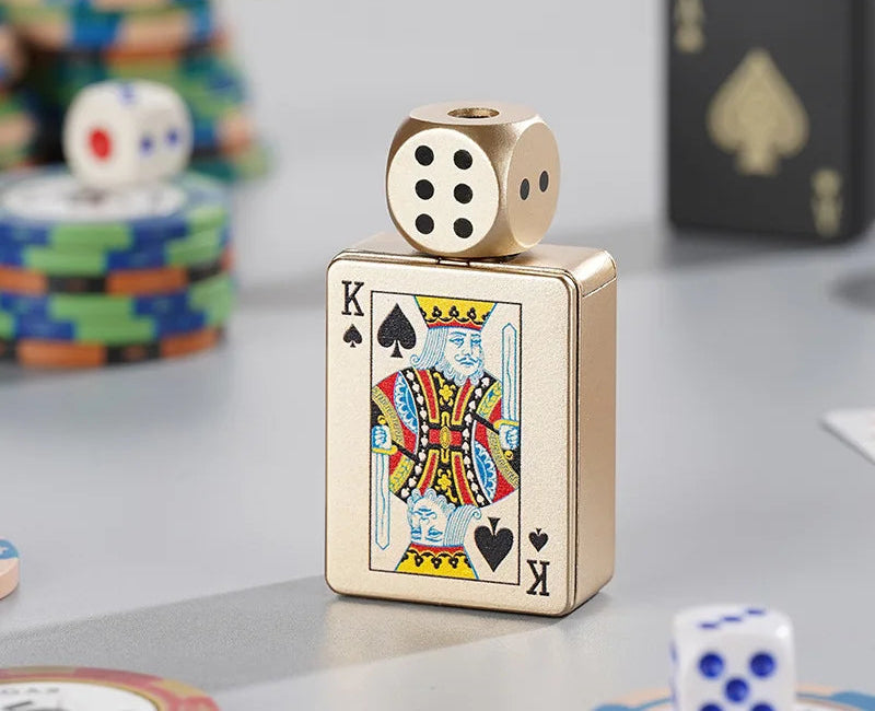 Poker Rotating Dice Lighter