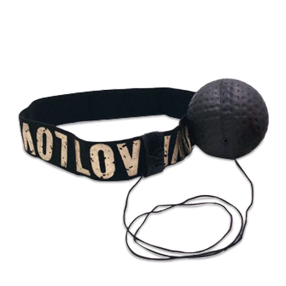 Head Mounted Boxing Reflex Ball Trainer