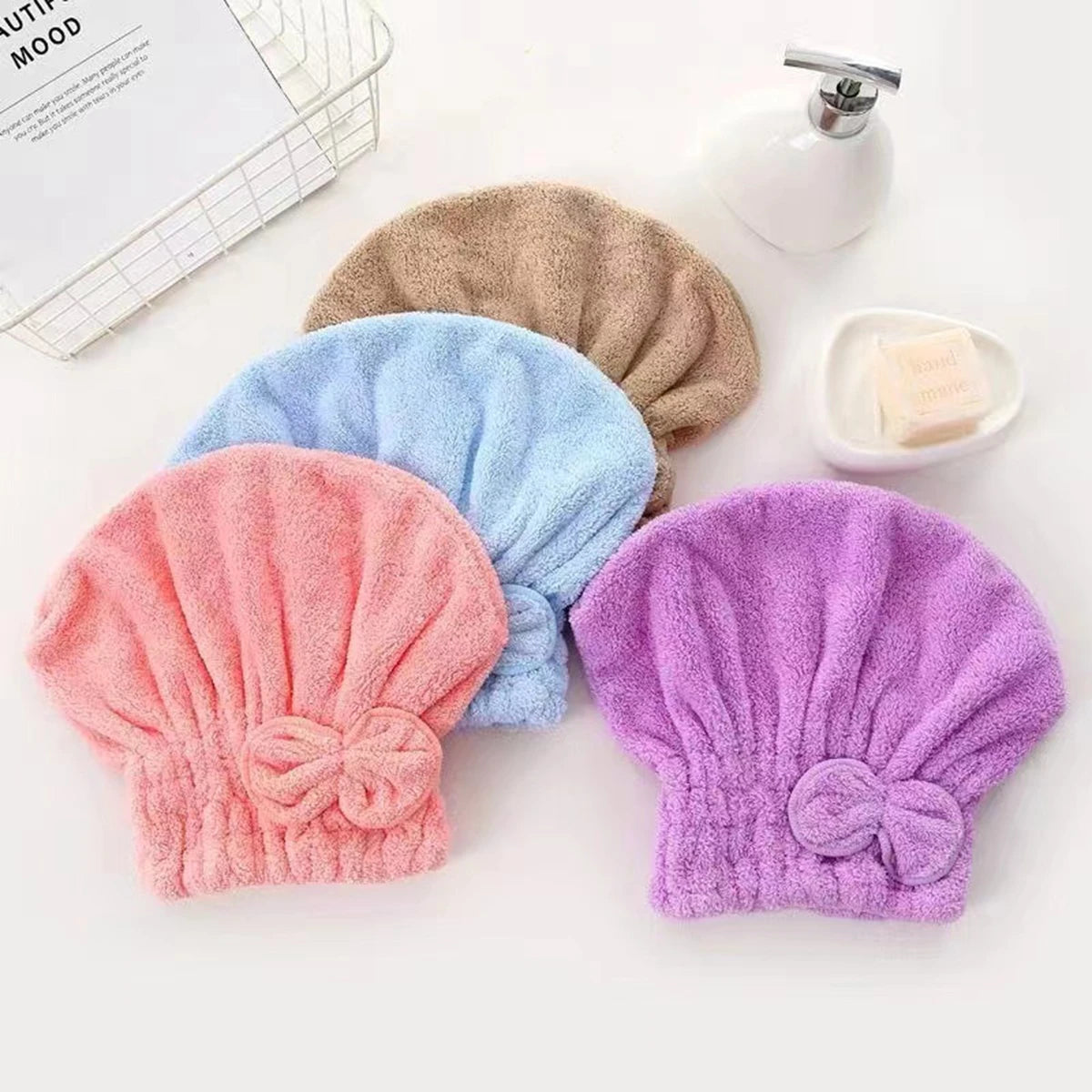 Microfiber Hair Drying Shower Turban