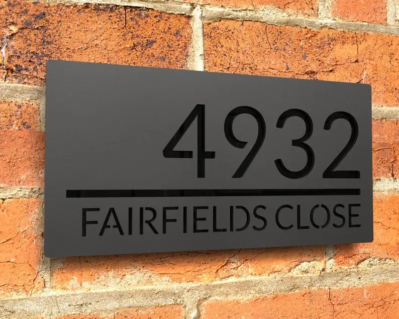 Customized Acrylic Laser Cut Sign Plate