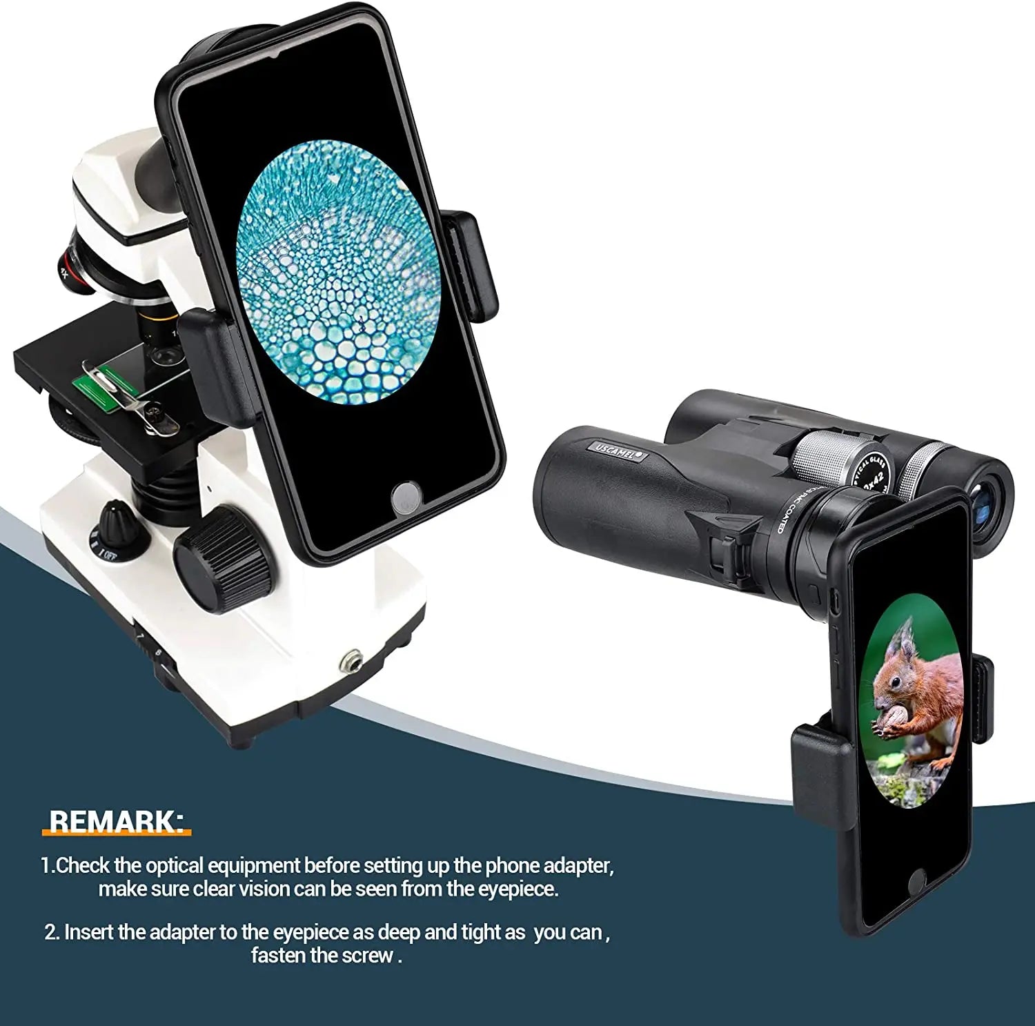 Adjustable Mobile SnapScope Connector Clip