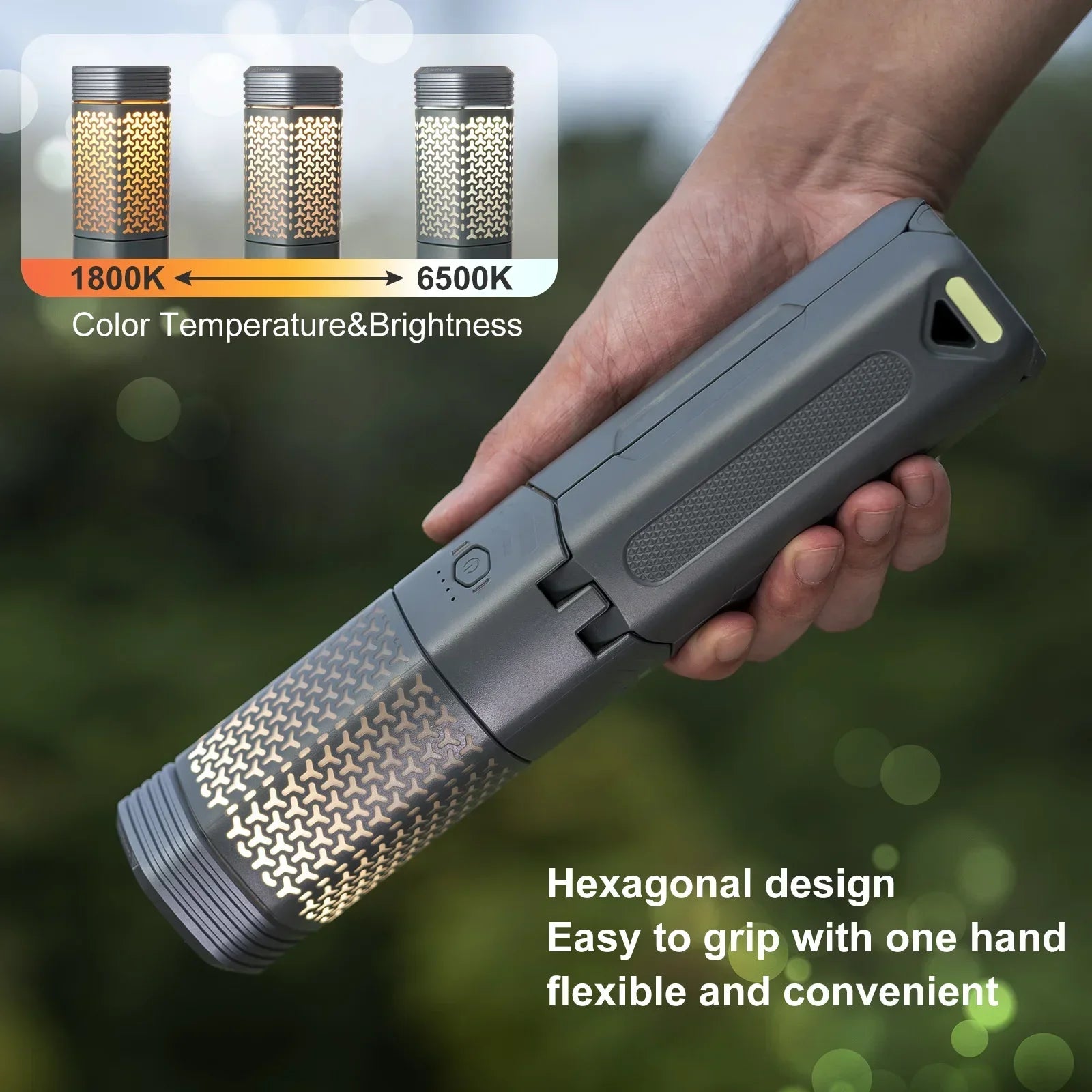 Telescopic and Collapsible Camping Light