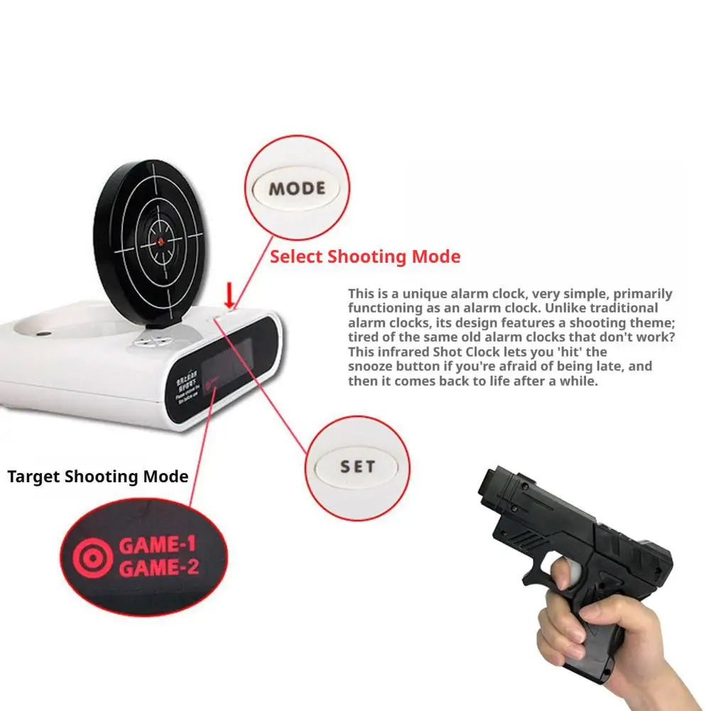 Target Digital LED Alarm Clock