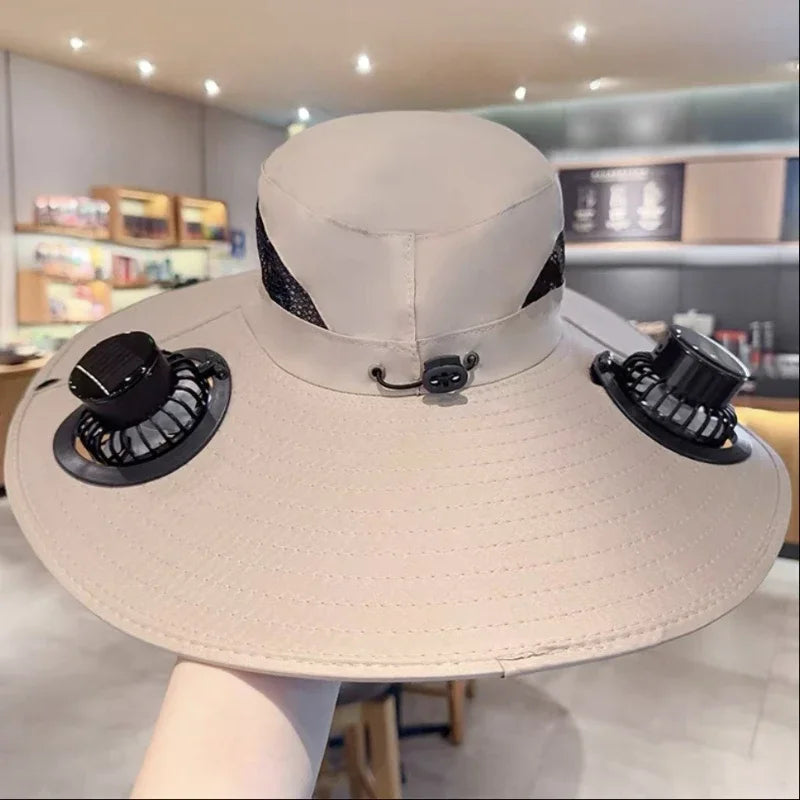 Large Brim Fan Cap
