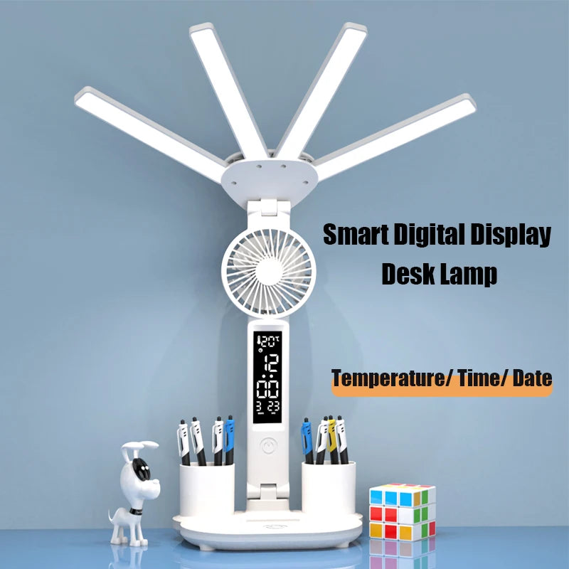 Multifunctional 3 in 1 Desk LED Lamp