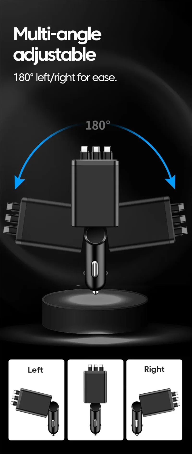7-in-1 Car Fast Charging Adapter