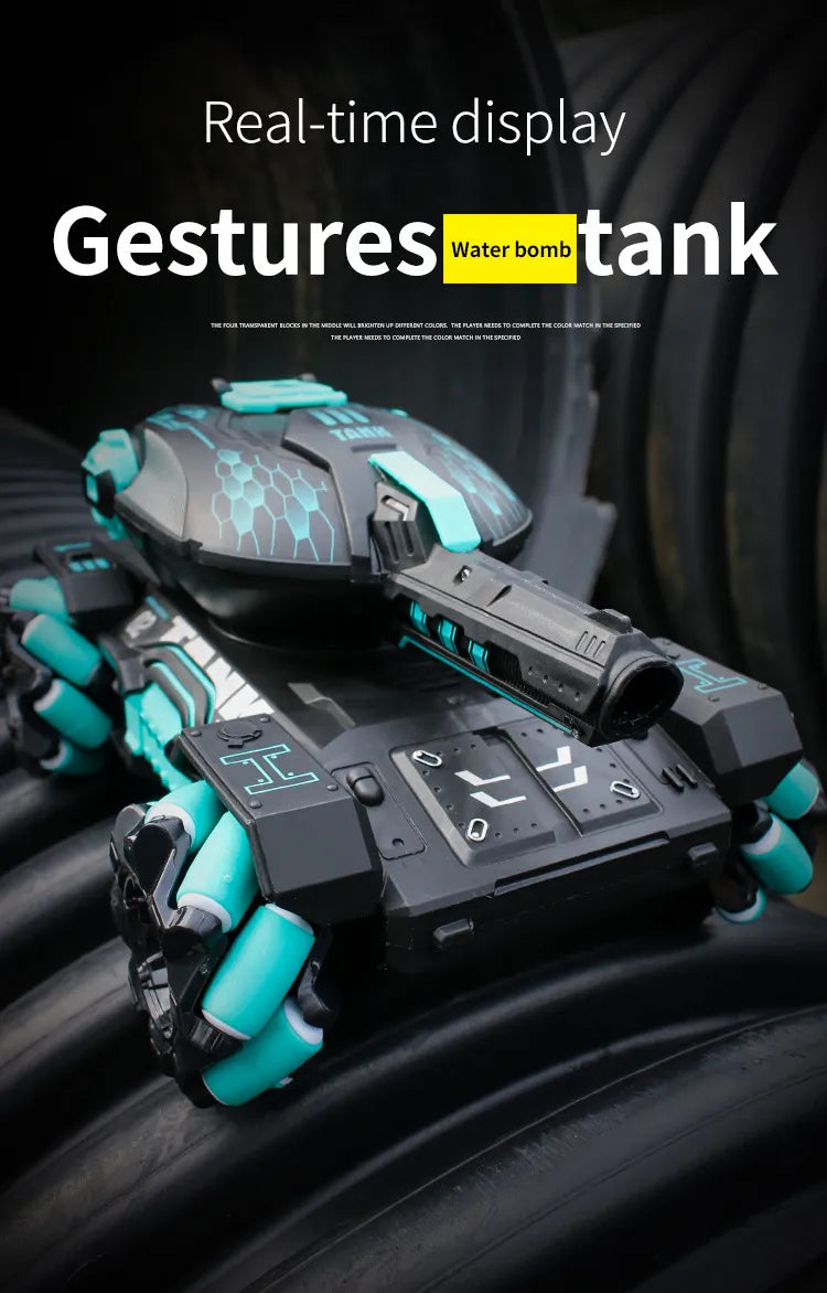 Gesture And Remote Controlled Tank Vehicle Toy