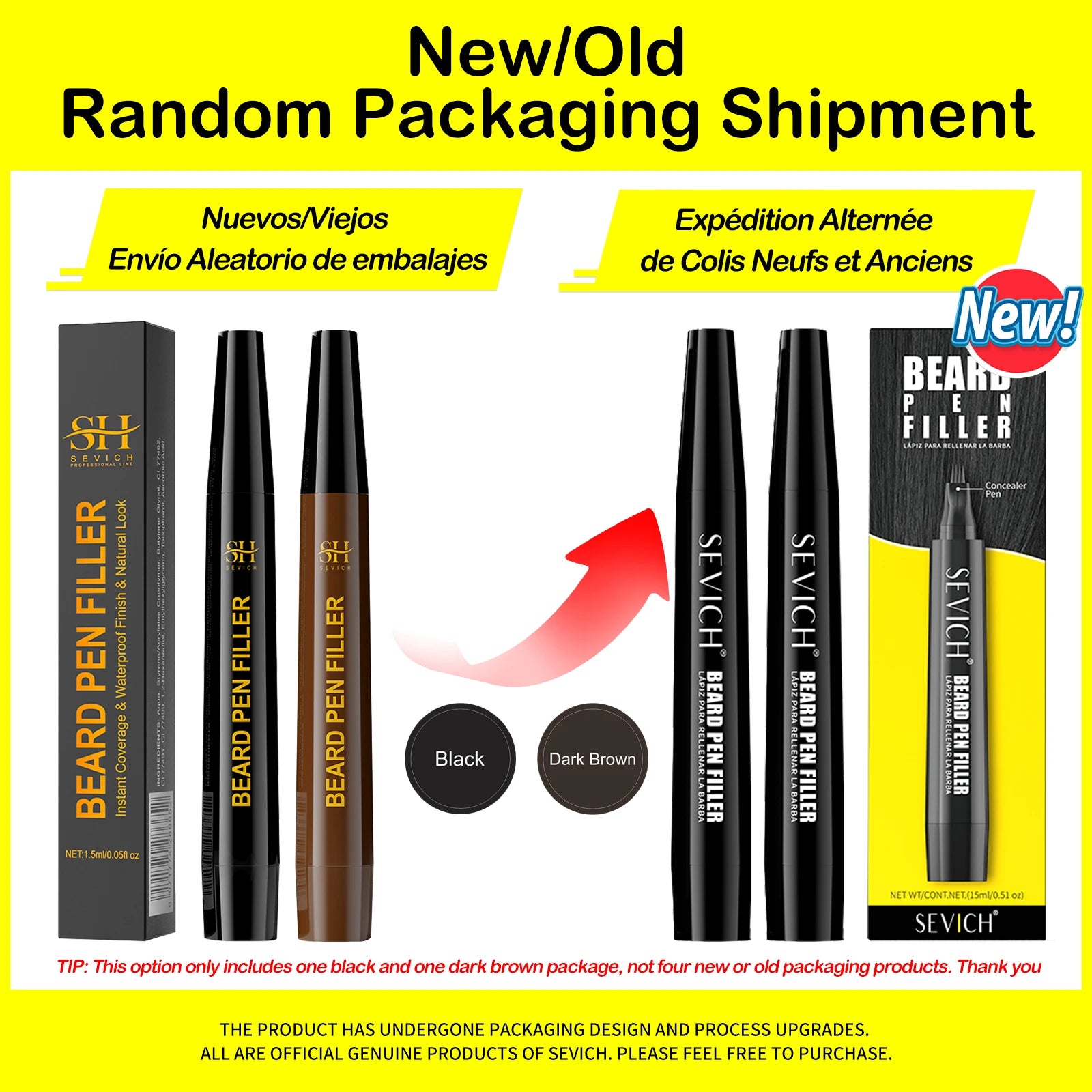 Waterproof Beard  Filler Pen