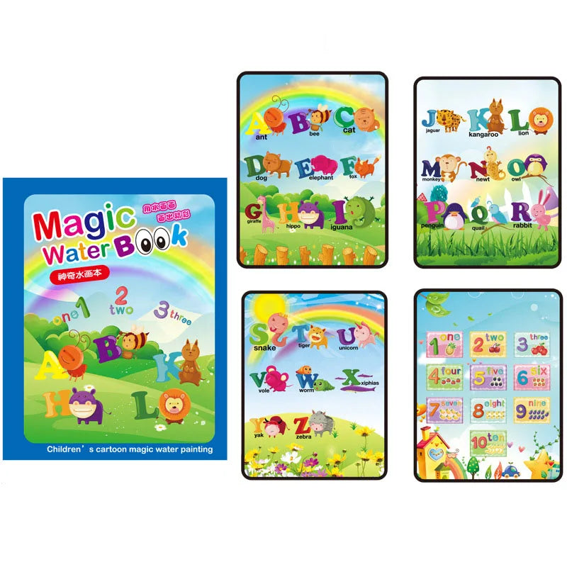Kids Reusable Water coloring Book