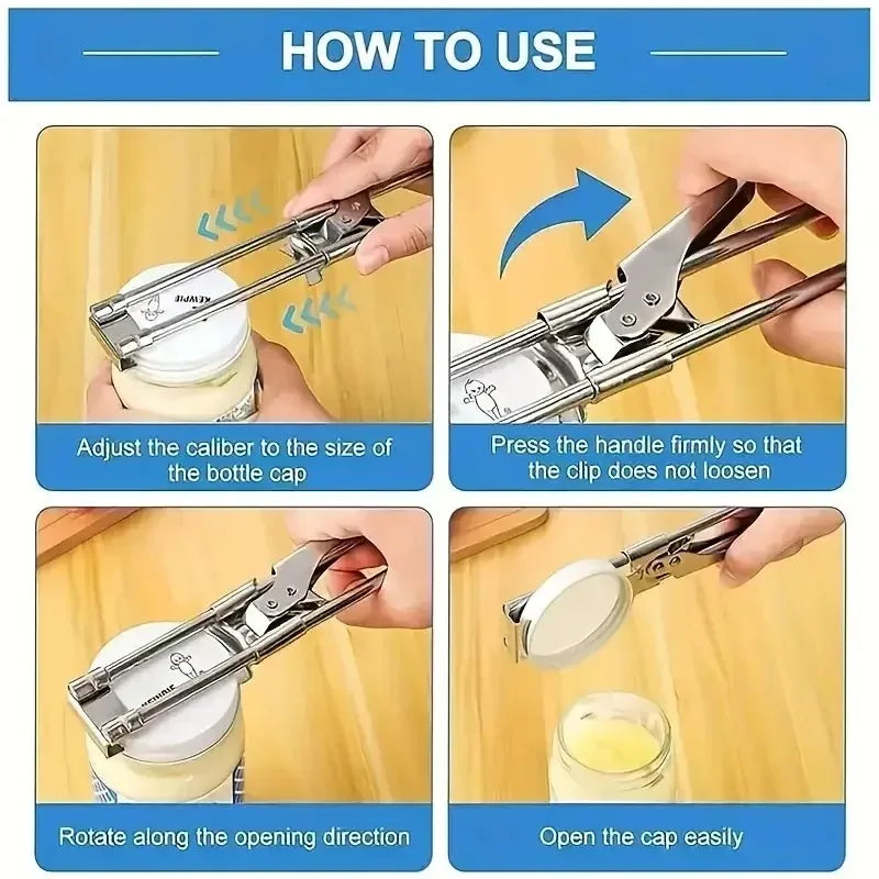 Adjustable Multi-Function Jar Opener