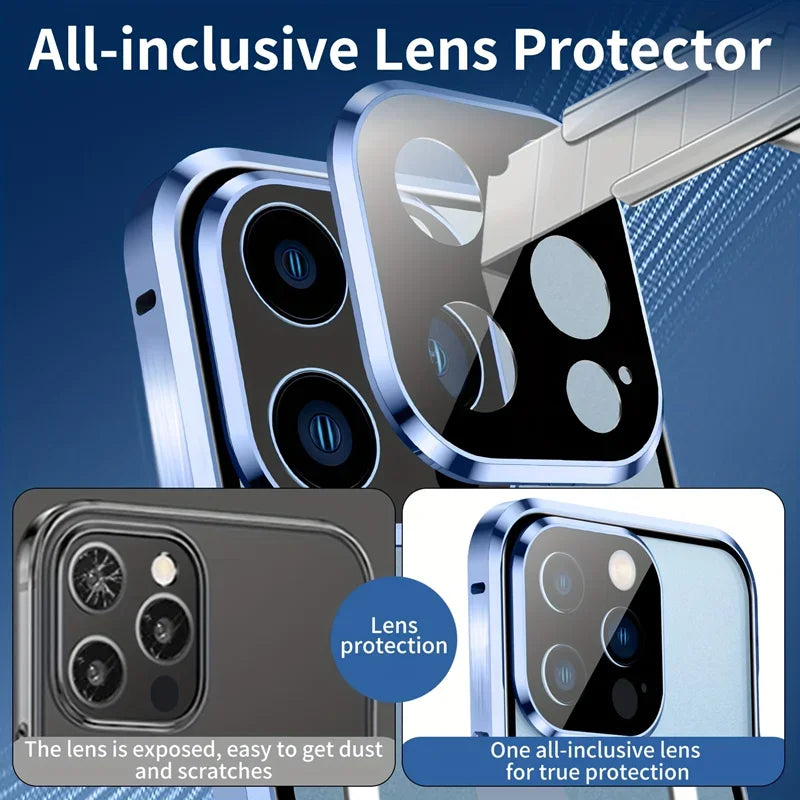 Magnetic Anti-Peep Privacy iPhone Case