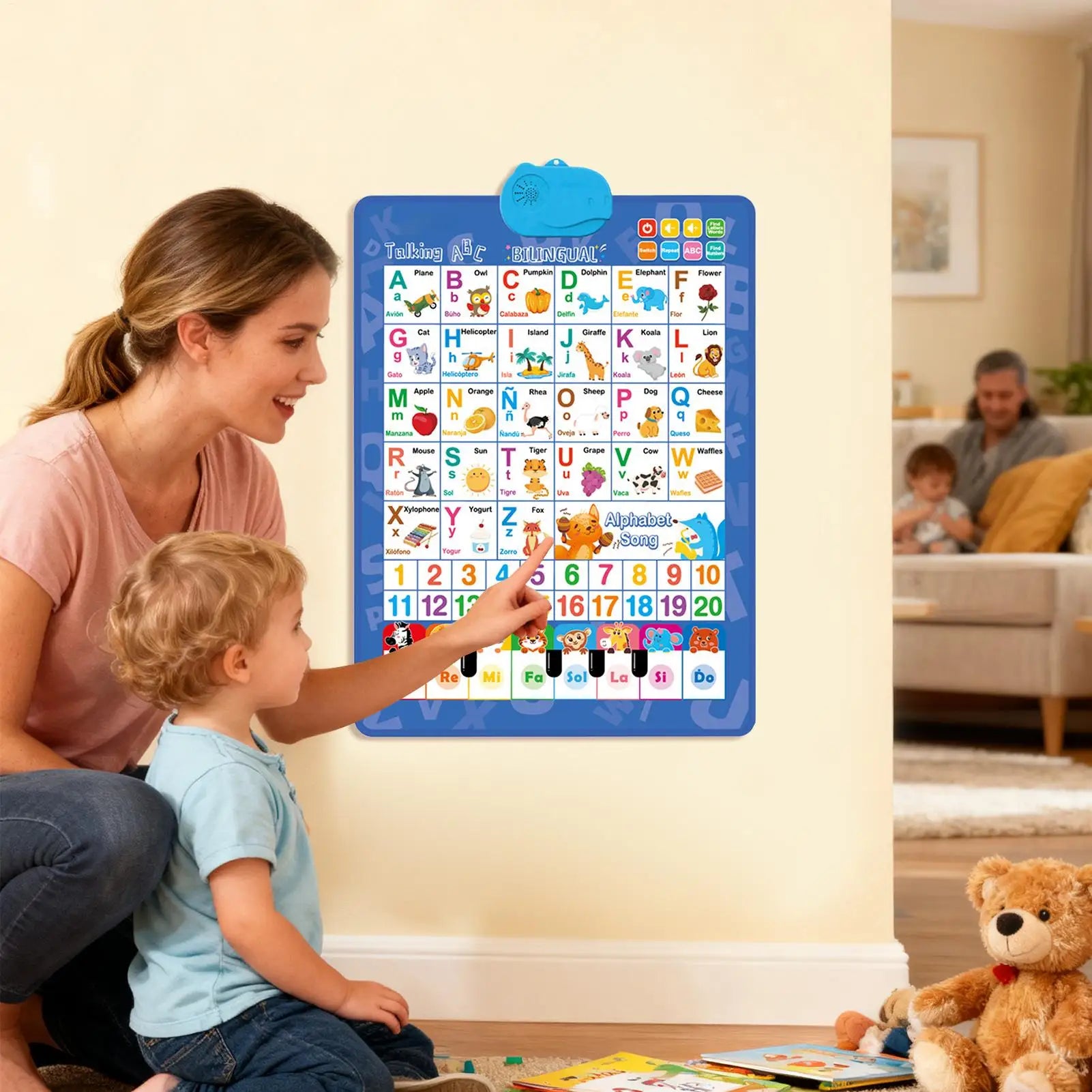 Electronic Interactive Toddlers Learning Chart