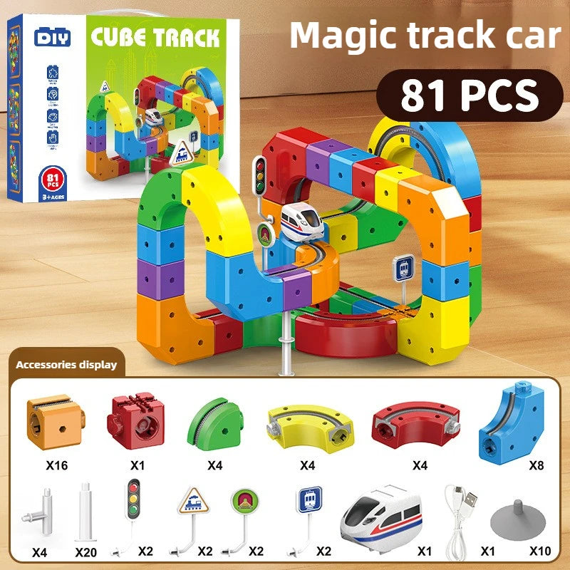 Anti-Gravity Magnetic Track Train Set