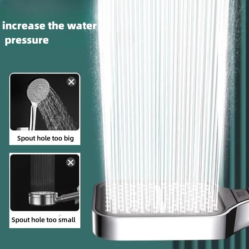 7 Modes Adjustable High-pressure Shower Head