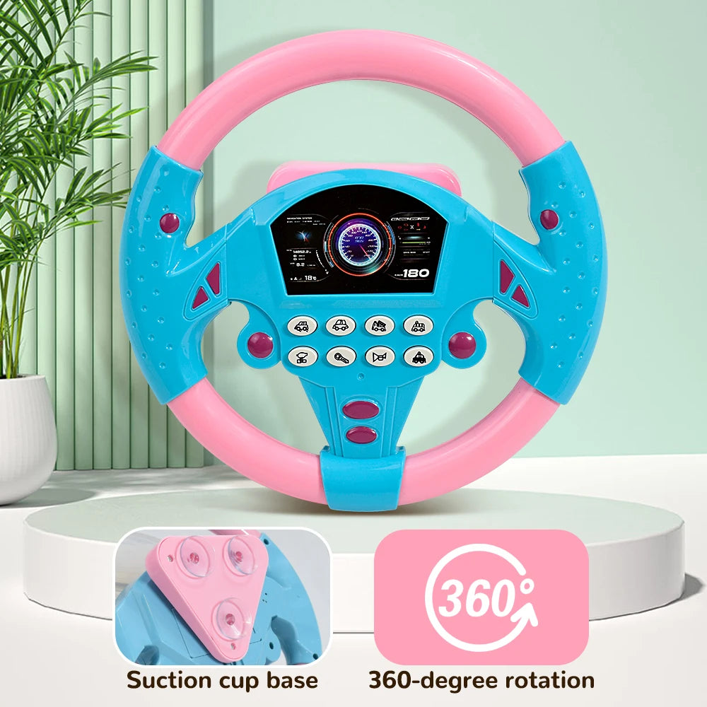 Kids Interactive Racing Steering Wheel Toy