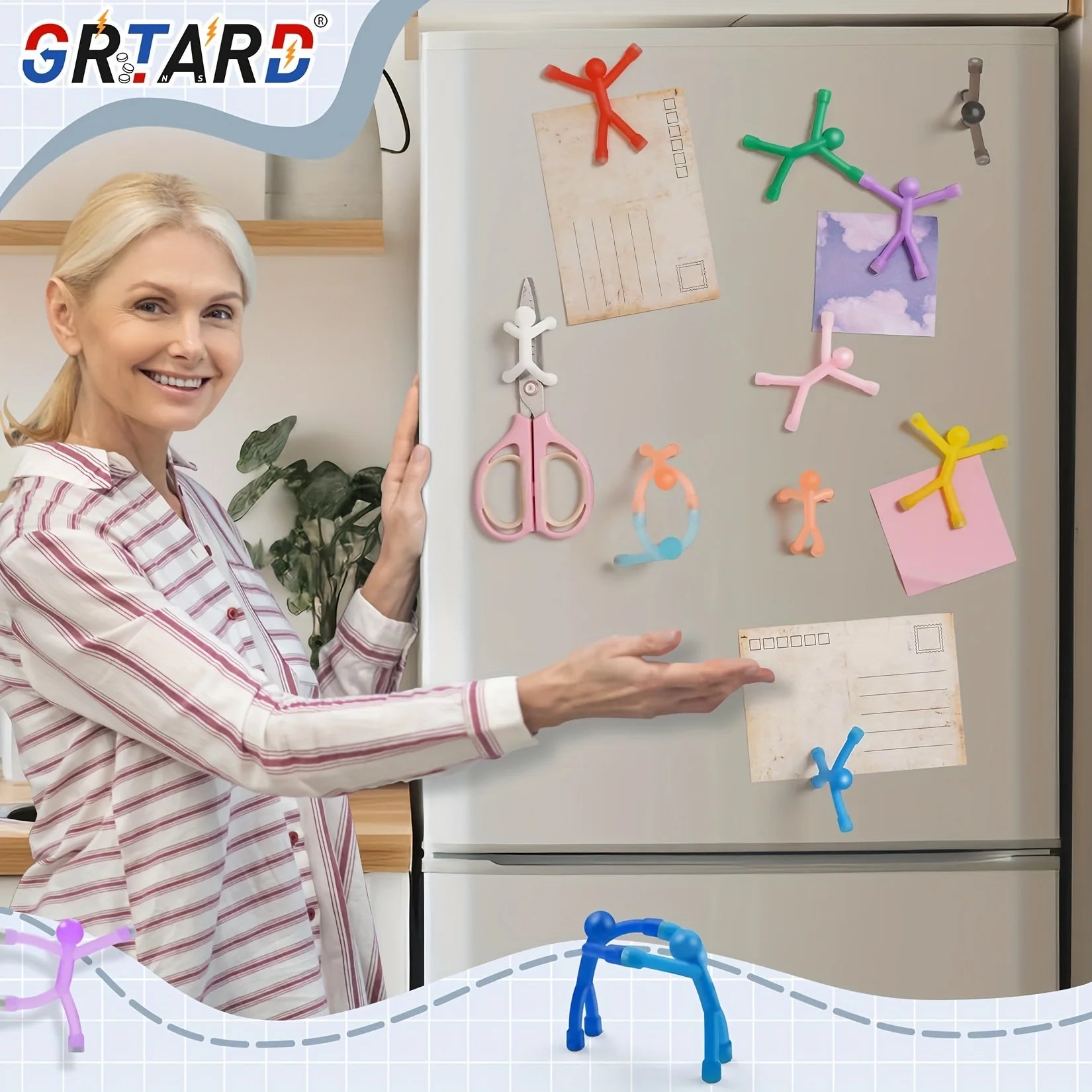 Magnetic Stick figure toy