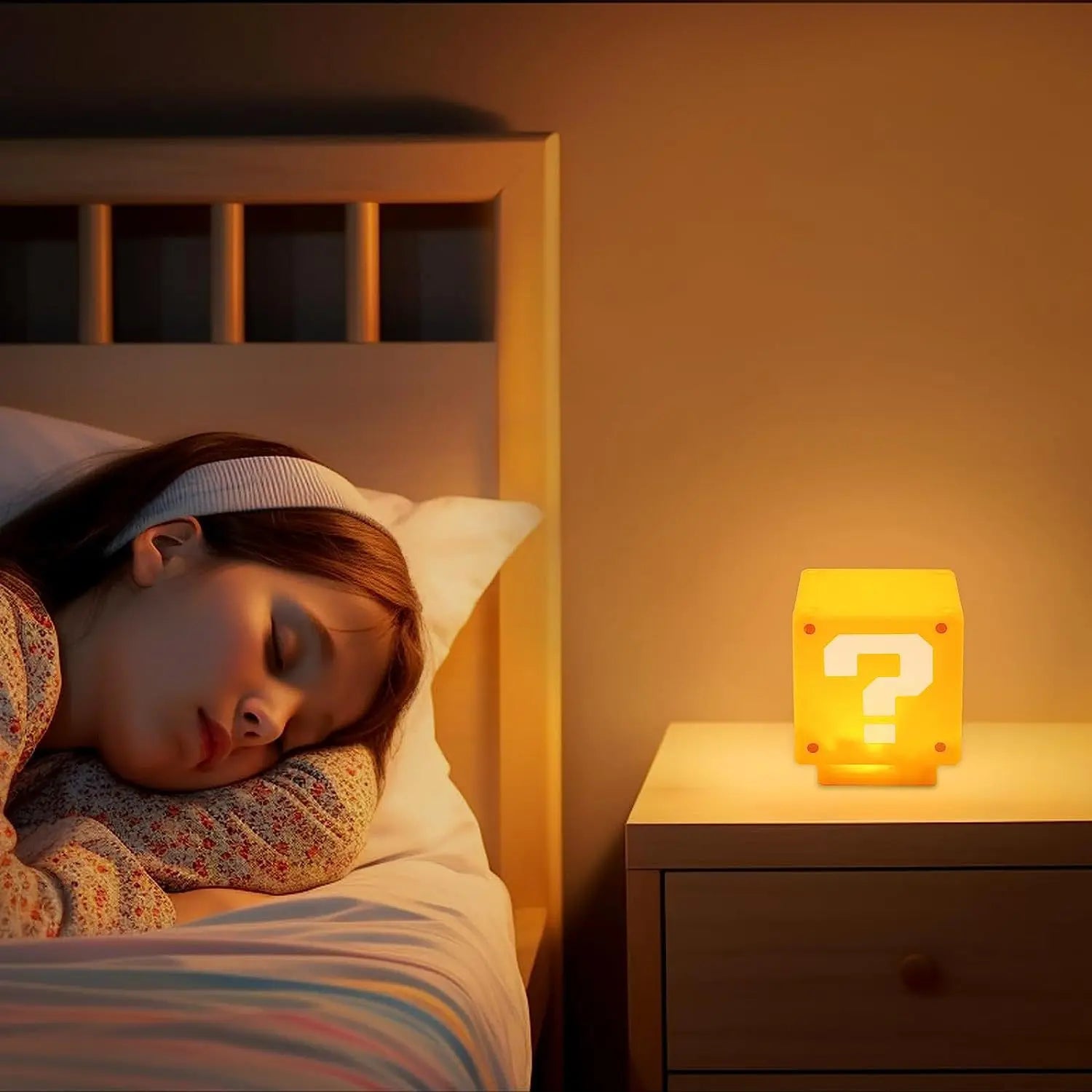 Mario Block Night Light