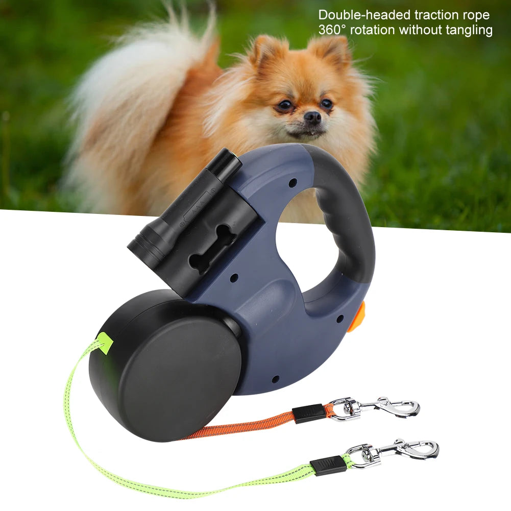 Dual Retractable Dog Leash