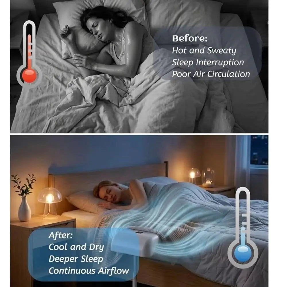 Wireless Bed Air Circulator Fan