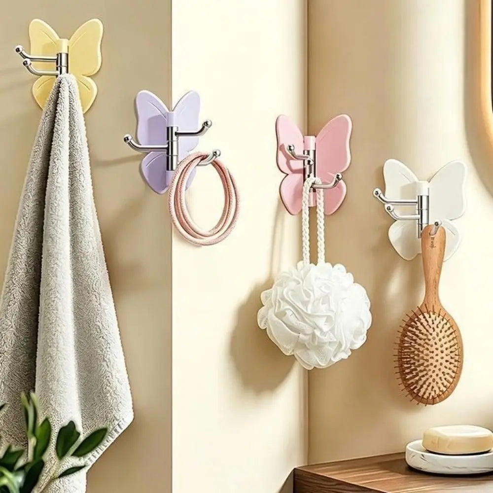 Rotating Butterfly Wall Hooks