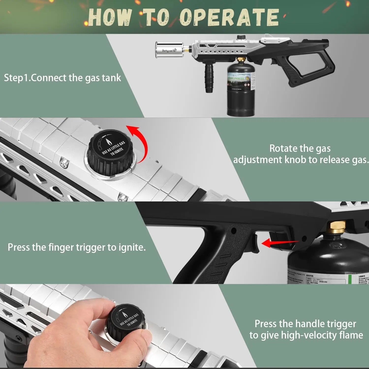 Propane Grill Torch Gun