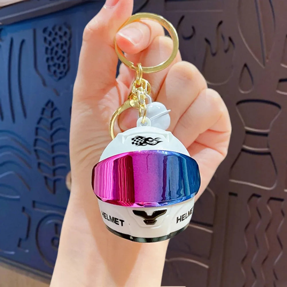 Cool Light-up Helmet Keychain