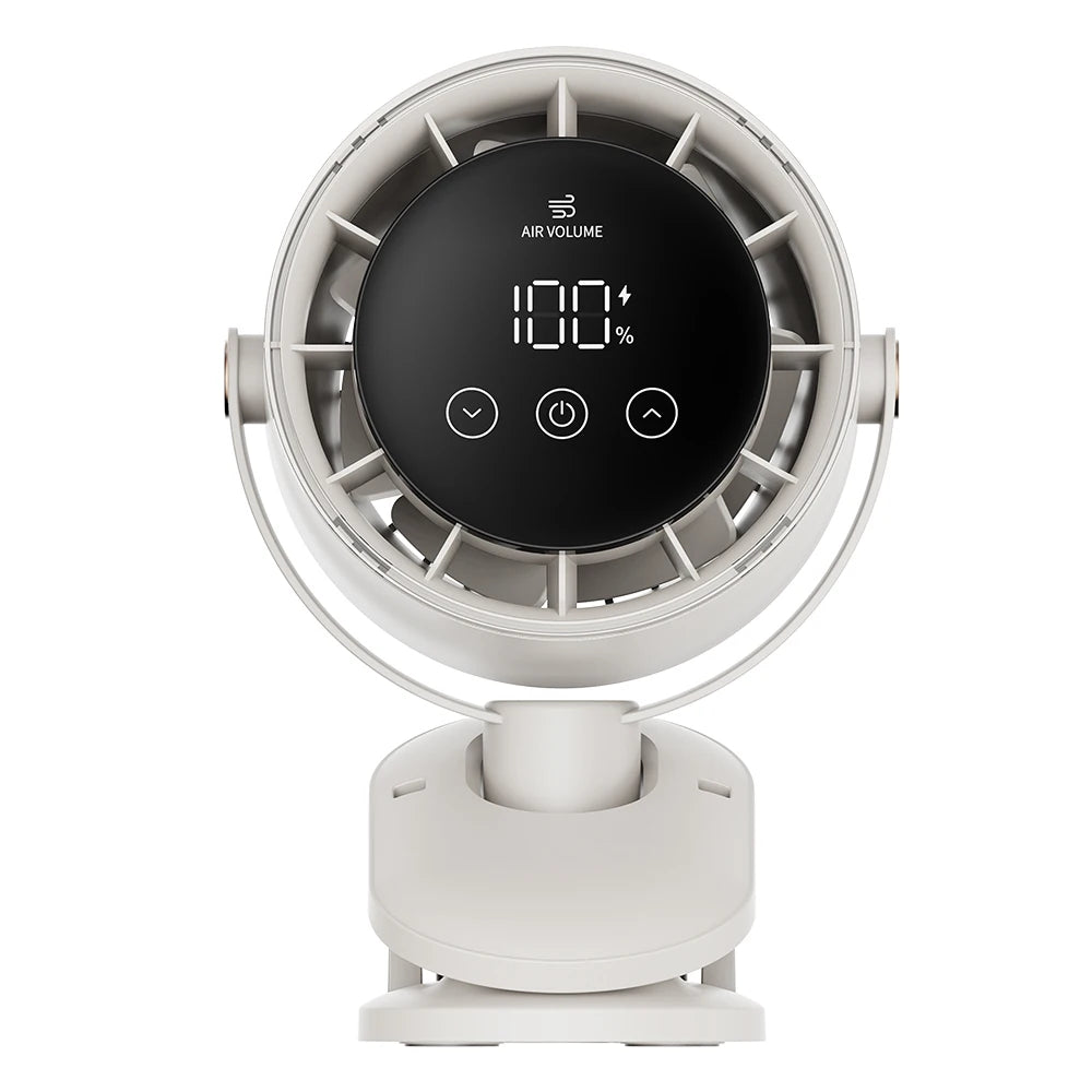 Rechargeable Clip-On Turbo Fan
