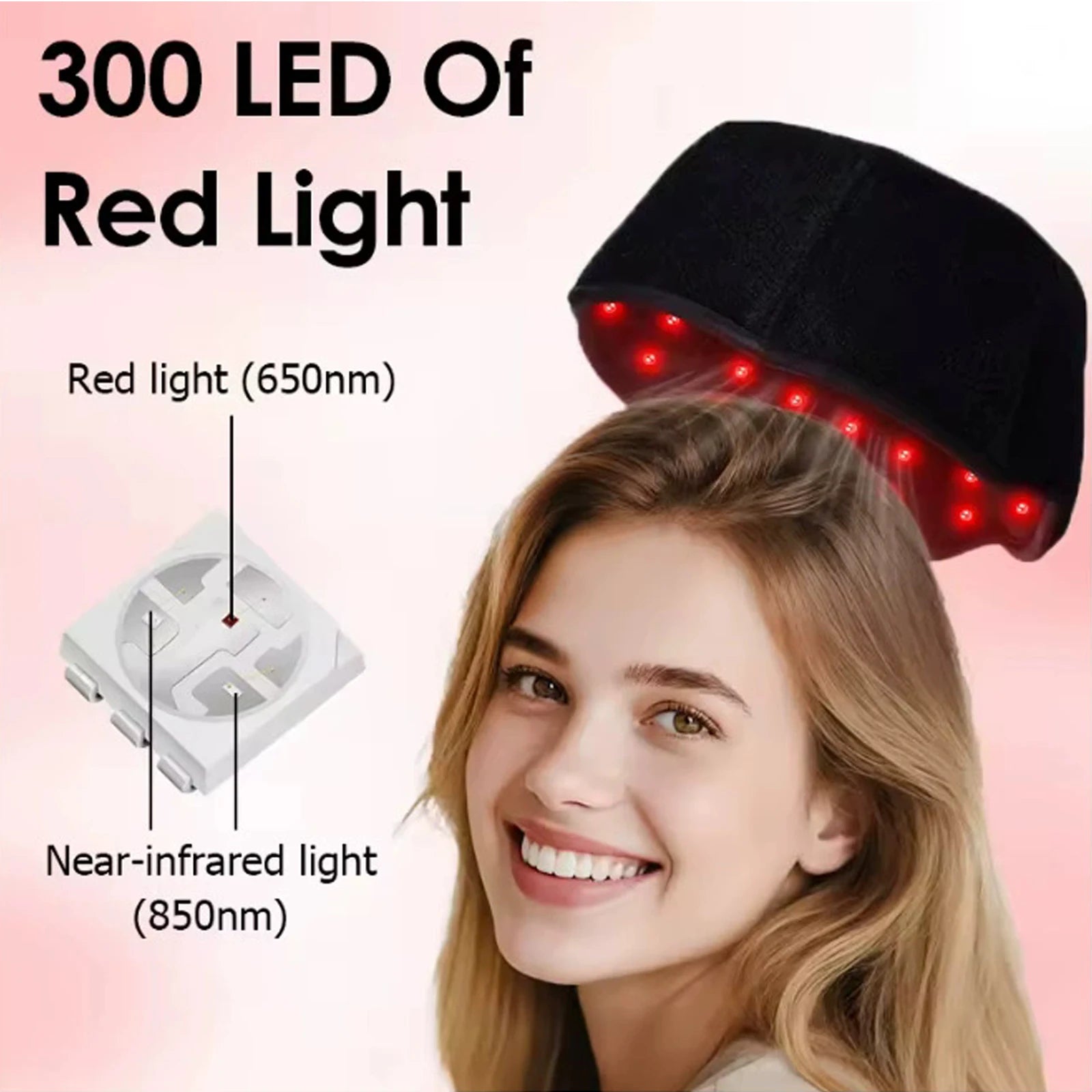 Anti Hair Loss Stress Relief LED Cap