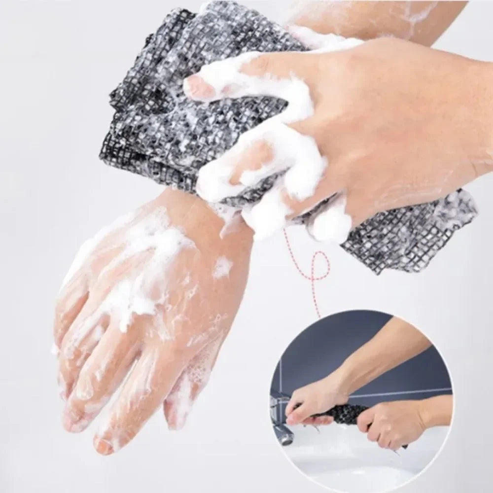 Exfoliating Shower Sponge Scrub Towel