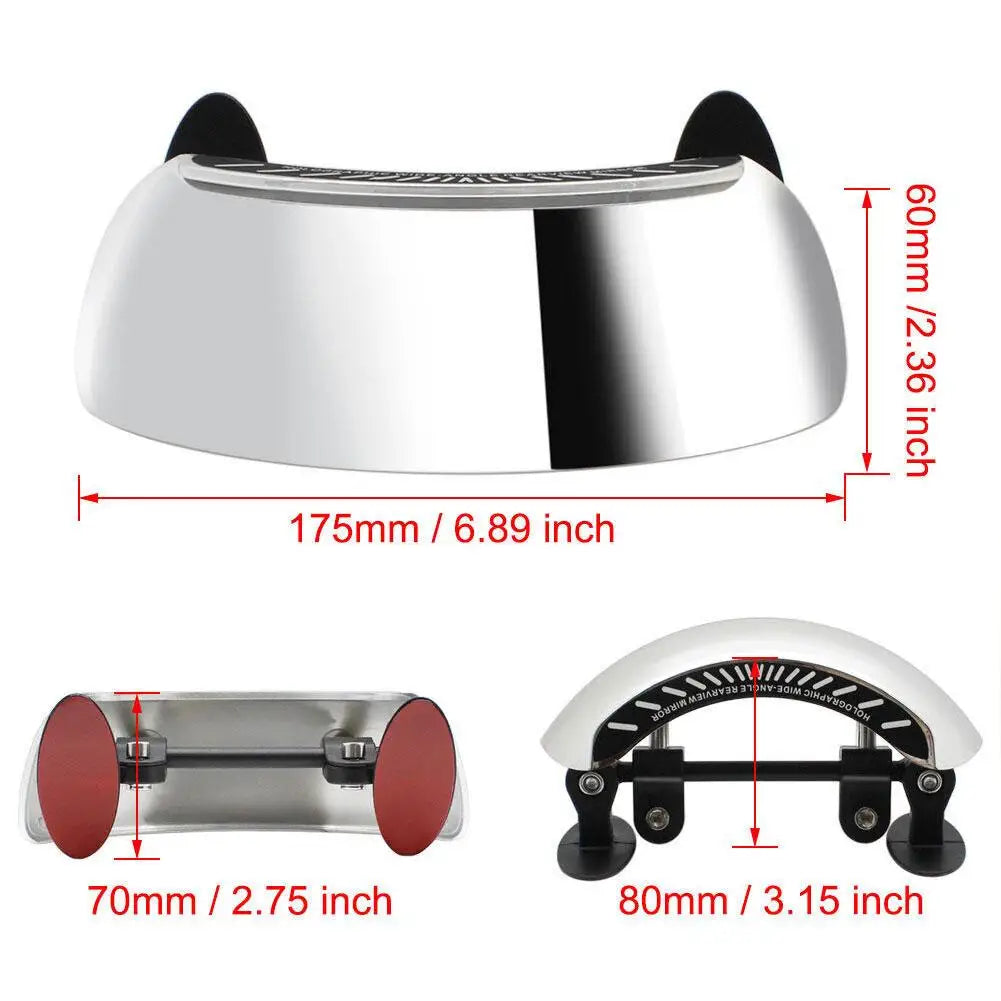 Motorcycle180 Degree Wide Angle Rearview Mirror