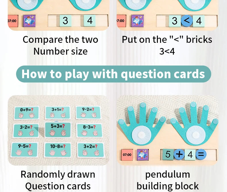 Montessori Time & Math Learning Aid