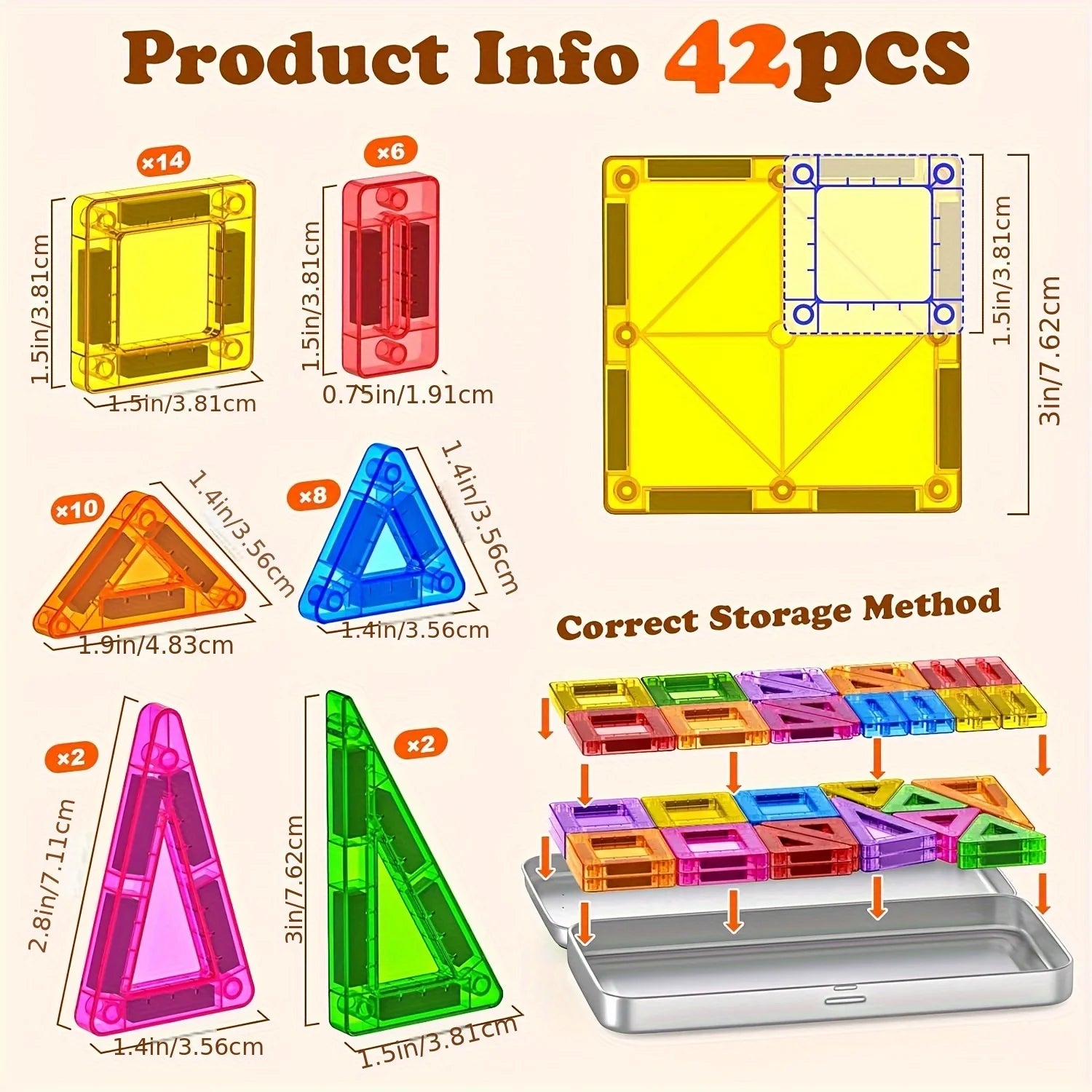Mini Magnetic Building Blocks