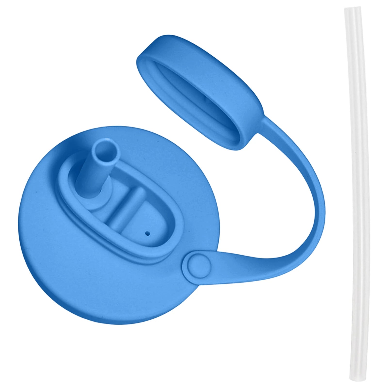 Silicon Can Lids with Straw