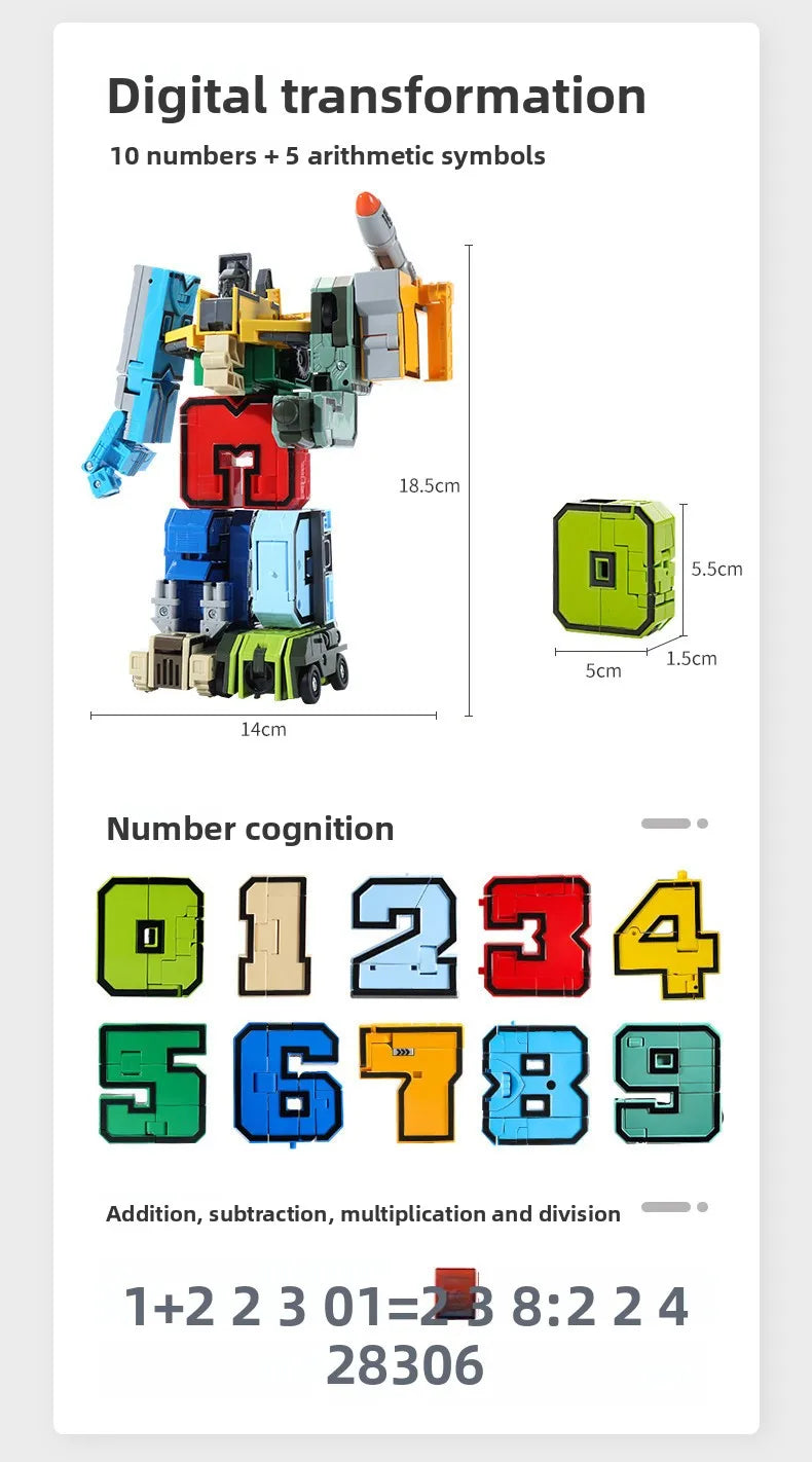 Educational Transforming Robot Car Toy