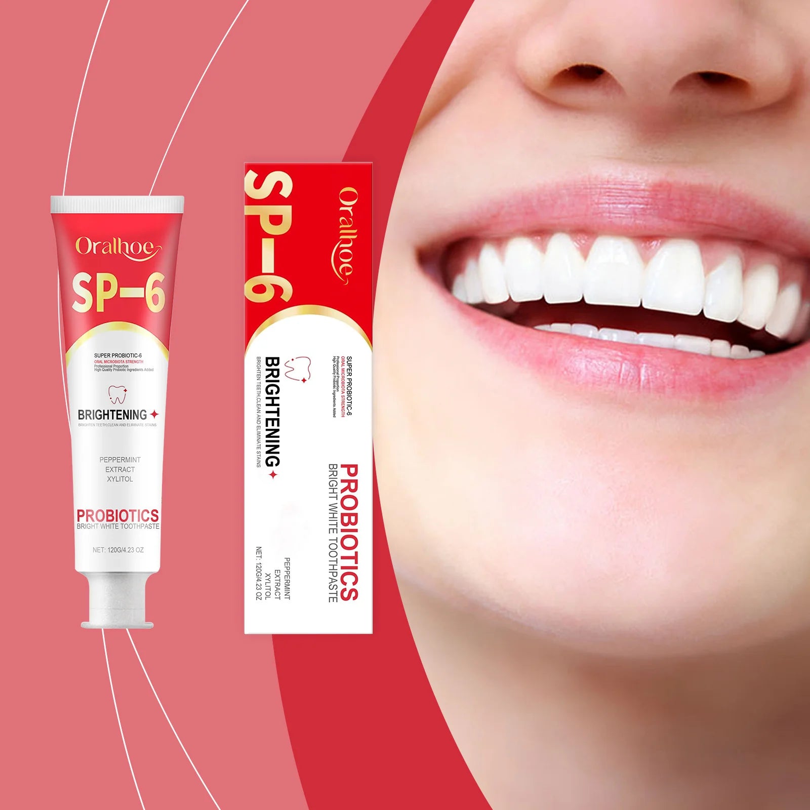 SP-6 Probiotic Whitening Toothpaste