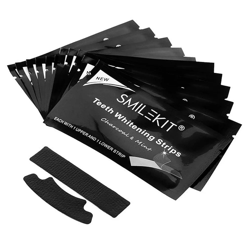 Charcoal Teeth Whitening Strips - 14 Pcs